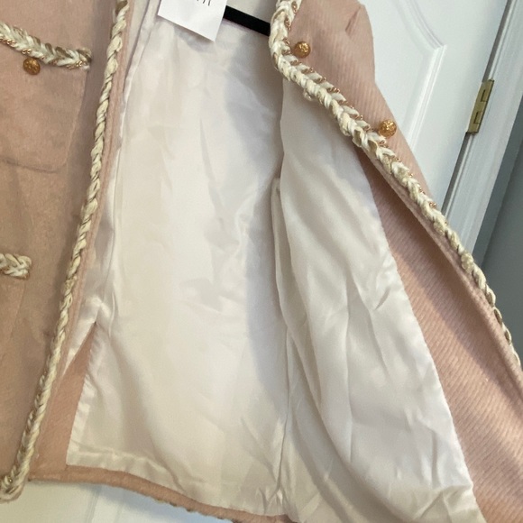 Mimi brand tweed wool designer cropped blazer new with tags - Picture 7 of 8